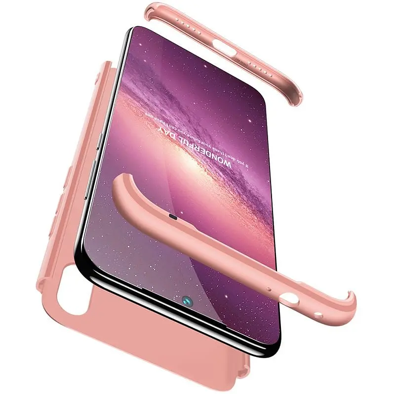 Чохол-накладка GKK 3 in 1 Hard PC Case Xiaomi Redmi 7 Rose Gold - фото 2
