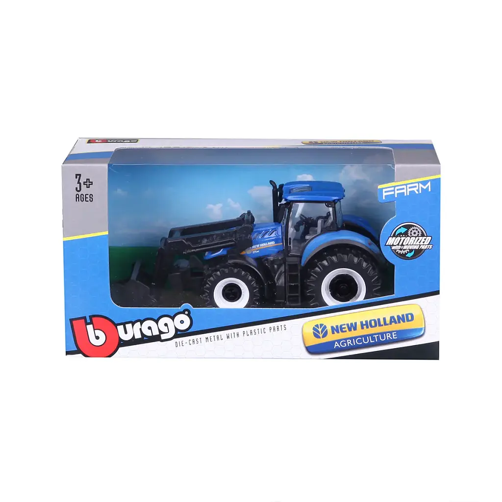 Модель серії Farm - ТРАКТОР NEW HOLLAND T7.315 з фронтальним навантажувачем (синій, 1:32) - фото 6