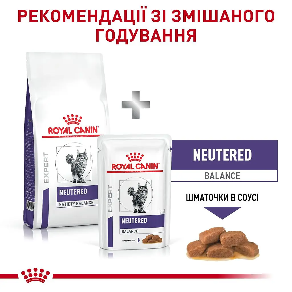 Сухий корм для котів Royal Canin Neutered Satiety Balance Cat 1.5 кг (2721015) - фото 5