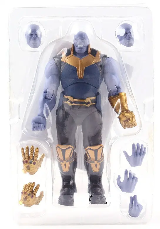 Фігурка Infinity War Marvel Thanos Бандай Танос Війна Нескінченності S.H. Figuarts Thanos - фото 5