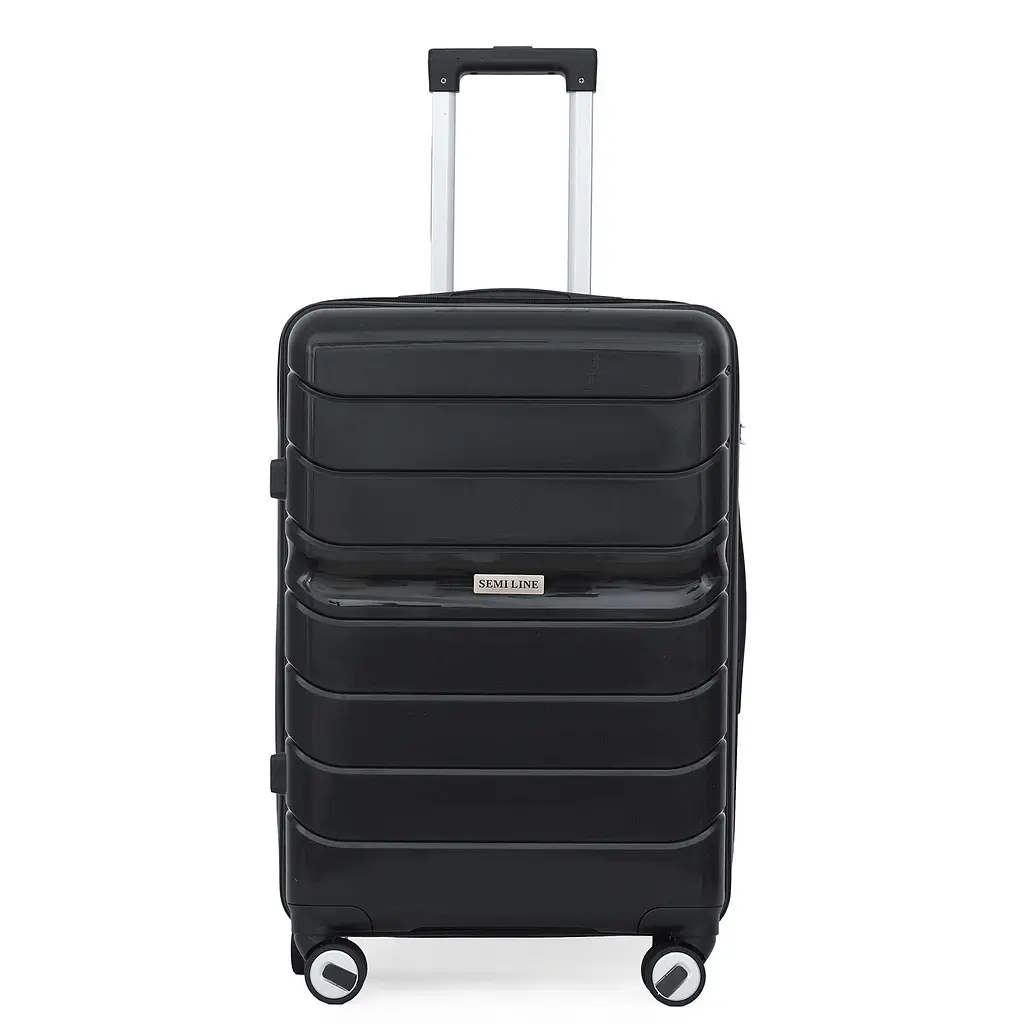 Валіза середня Semi Line 26 дюймів (M) Polypropylene Black (T5618-2) - фото 2