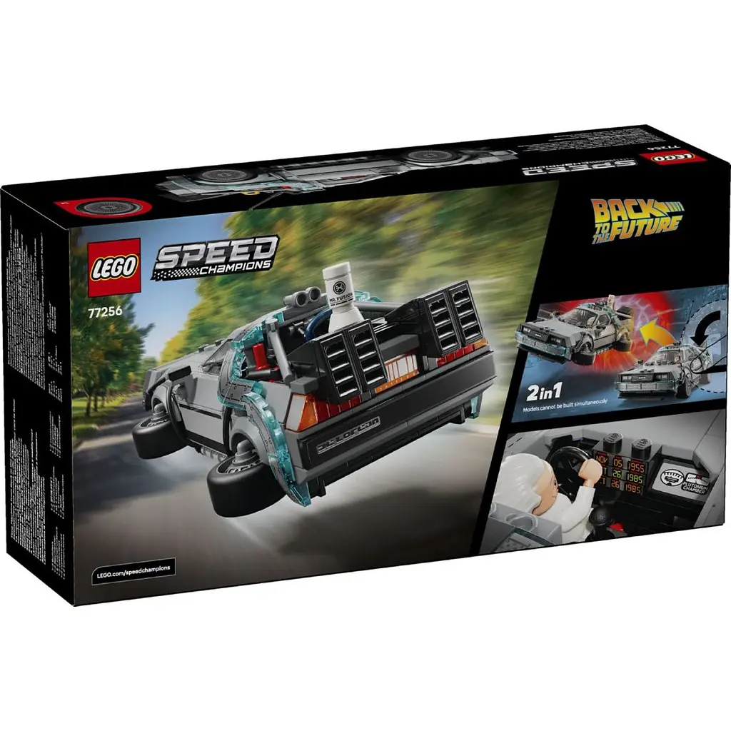 Конструктор LEGO Speed Champions Часоворот із фільму Назад у майбутнє 357 деталей (77256) - фото 9