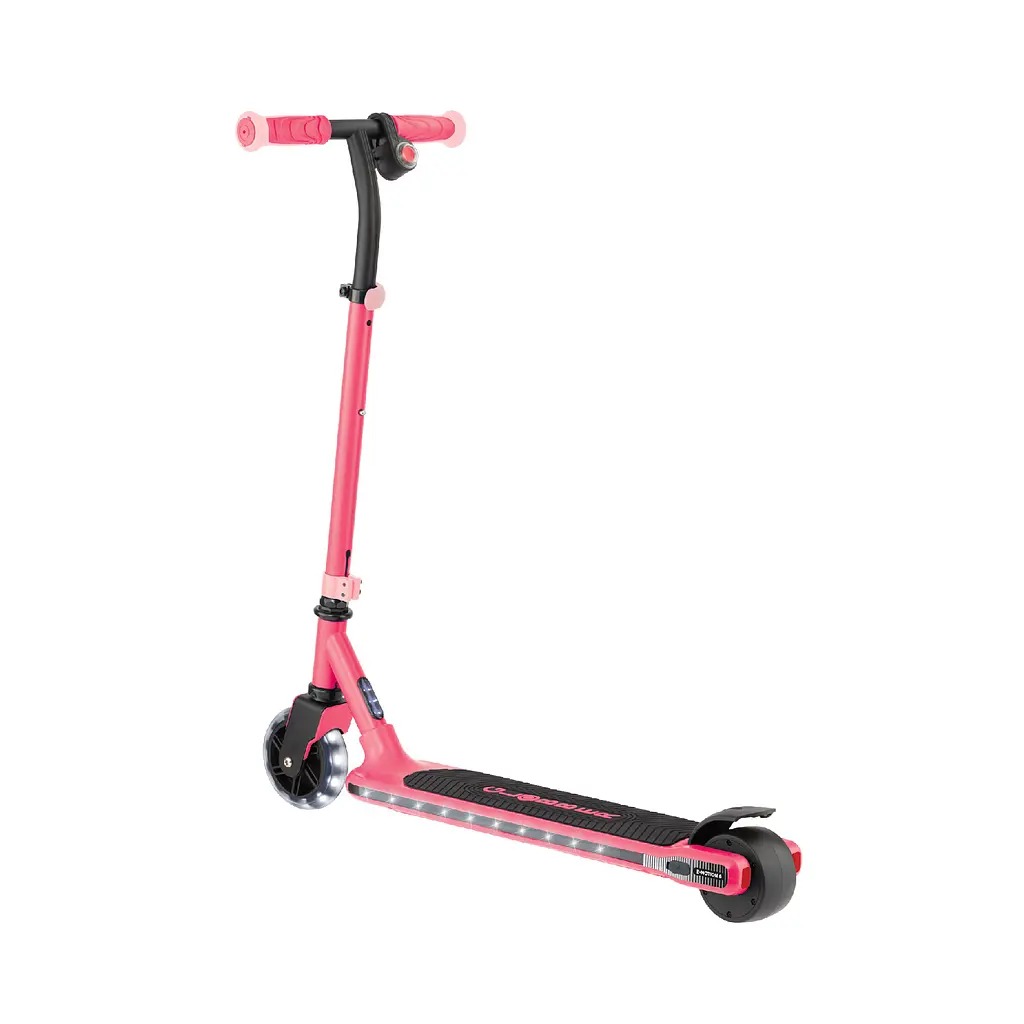 Електросамокат Globber E-Motion 6 з підсвіткою, 50 кг, 2 колеса, рожевий - фото 4