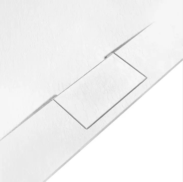 Душевой поддон Rea Bazalt 80x100 long white REA-K3320, Белый - фото 3