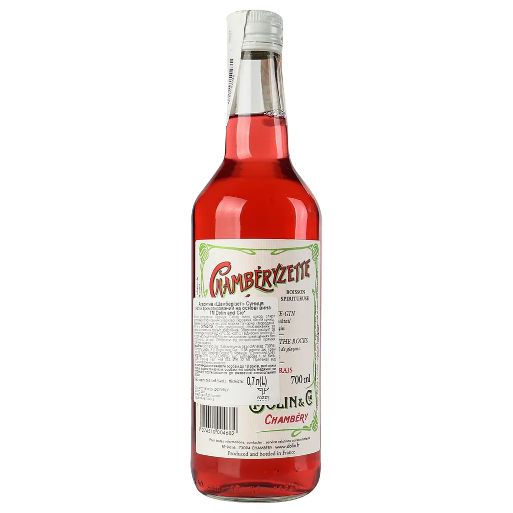 Аперитив винный Dolin Chamberyzette Fraise,16%, 0,7 л (825634) - фото 4