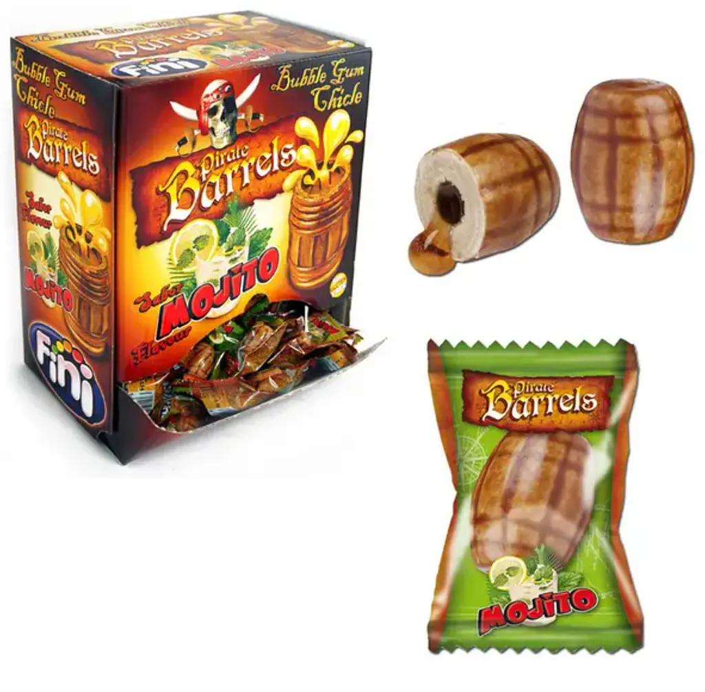 Жуйка Fini Pirate Barrels Mojito Gum 1шт - фото 5