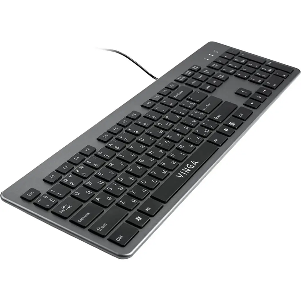 Клавіатура Vinga KB735 Black/Grey [128780] - фото 2