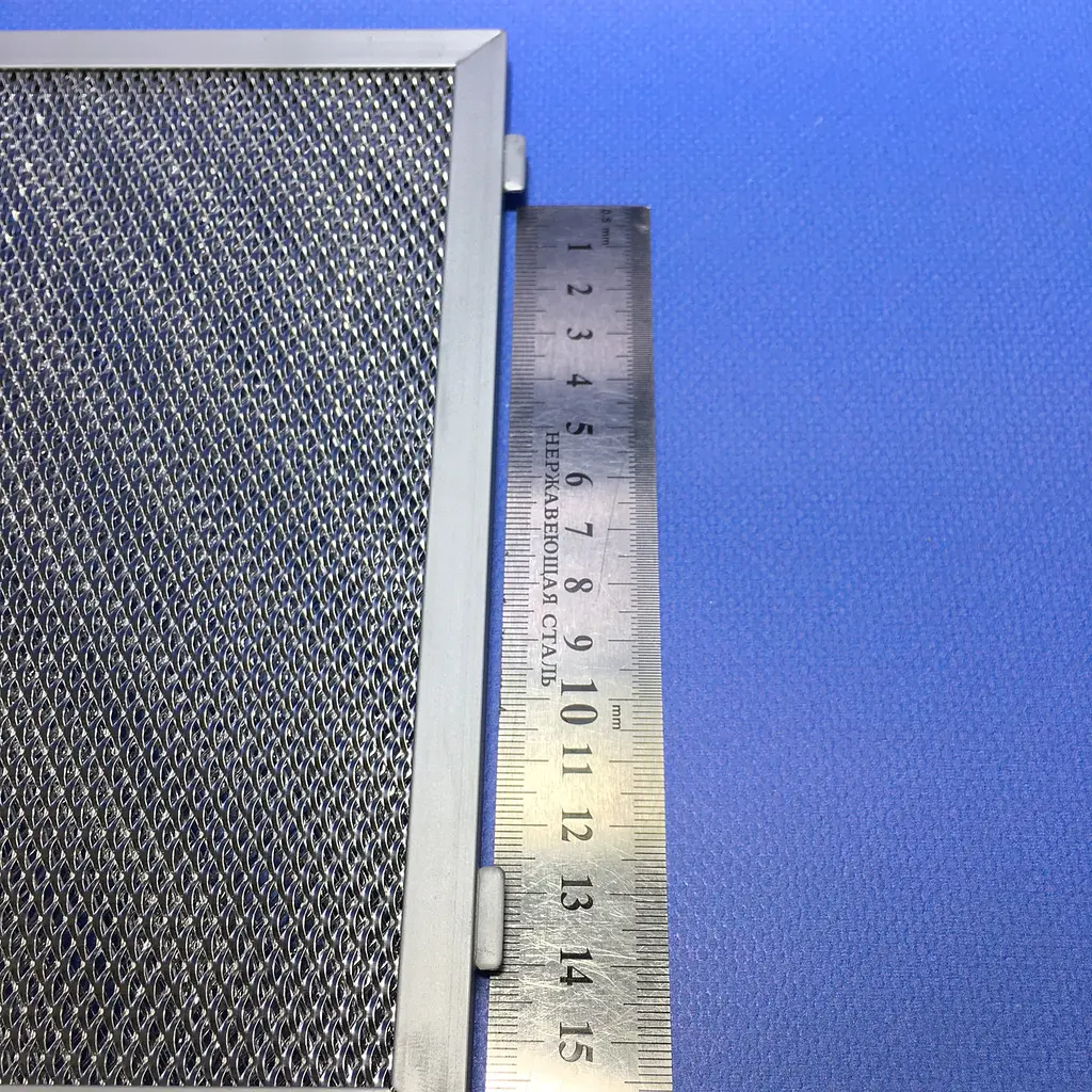 Фильтр алюминиевый (жировой) для кухонной вытяжки Pyramida HBE 60, Pyramida HBE 60 (1100), 205 x 415 мм - фото 8
