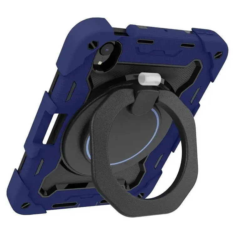 Чехол-подставка BeCover бронированный противоударный для Apple iPad Mini 7 2024 Blue (712316) - фото 2