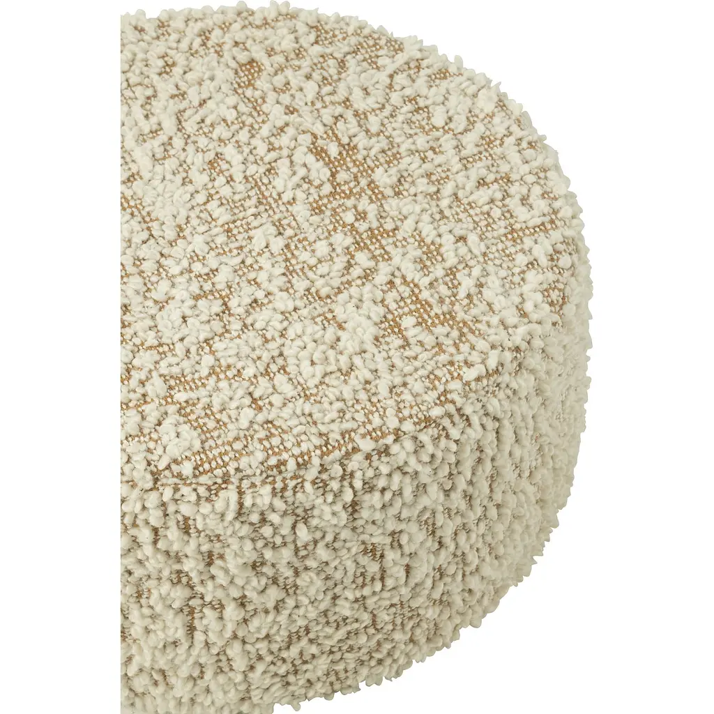 Пуф J-line круглий 60 см кремовий (49515) - фото 3