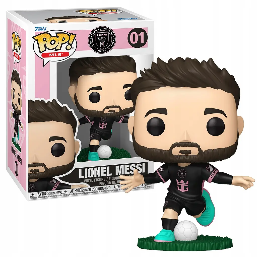 Фигурка Funko POP Football: Inter Miami - Lionel Messi Away det0018385 - фото 3