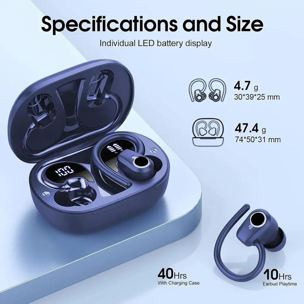 Бездротові навушники Bluetooth 5.3 Sport 50H - фото 6