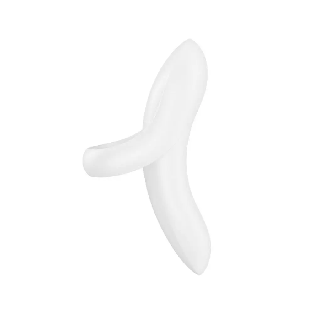 Вібратор на палець Satisfyer Bold Lover White, гнучкий - фото 2