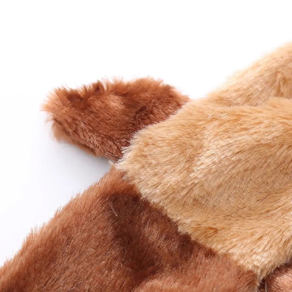 М'яка плюшева іграшка для прорізування зубів без набивання Derby Squeaky Dog Toy - фото 5