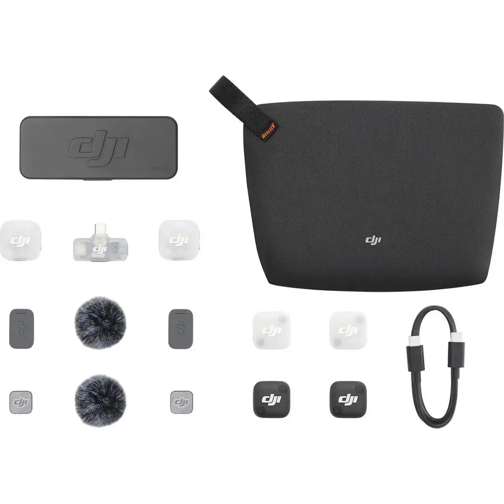 Петличний мікрофон DJI Mic Mini 2 (2TX, 1 Mobile RX, зарядний кейс) - фото 8