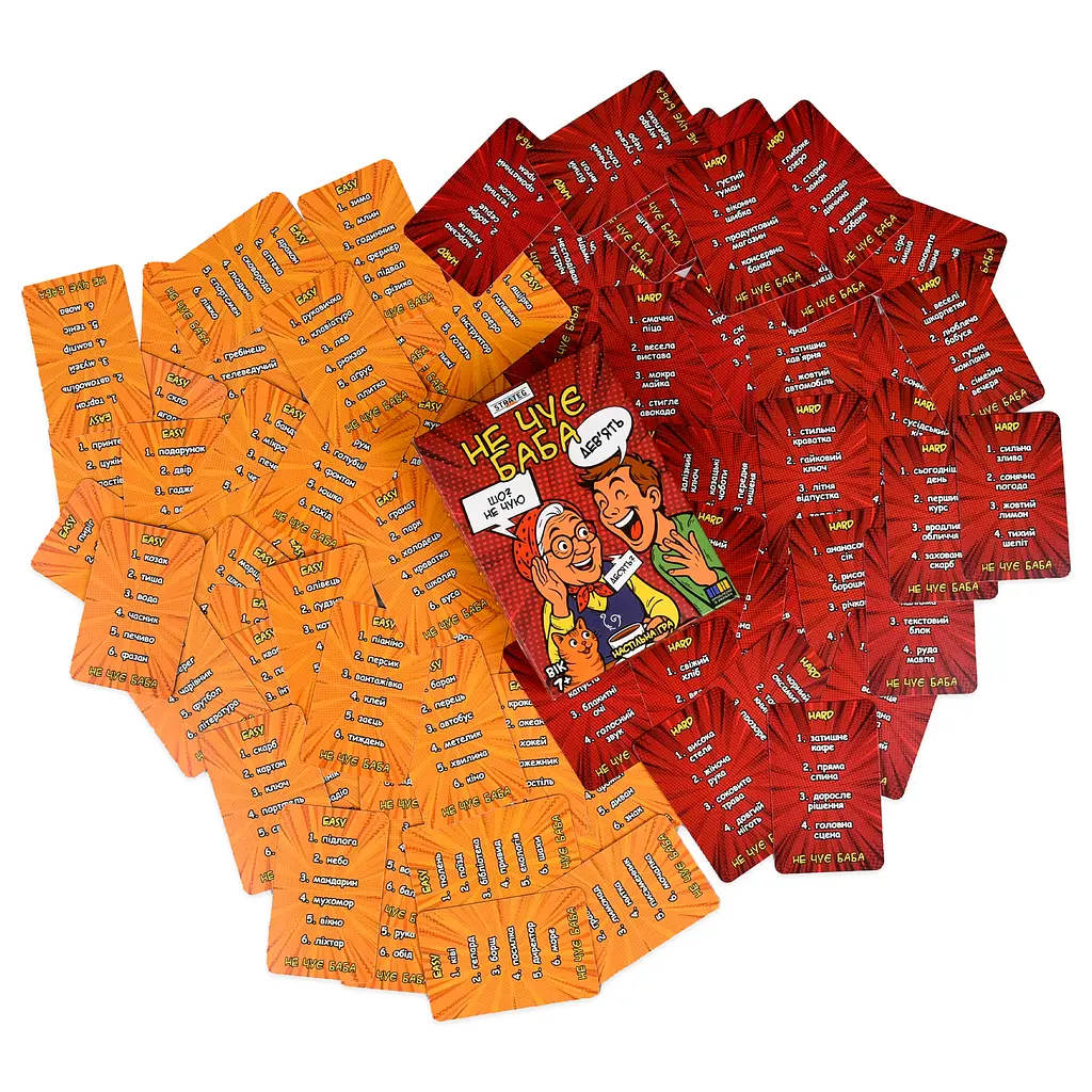 Настільна гра "Не чує Баба" 30948 Strateg, на укр.мові, в коробці (4823113893071) - фото 4