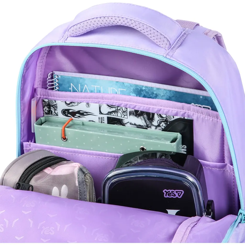 Рюкзак шкільний Yes S-108М Mood Zone Lilac (550600) - фото 6