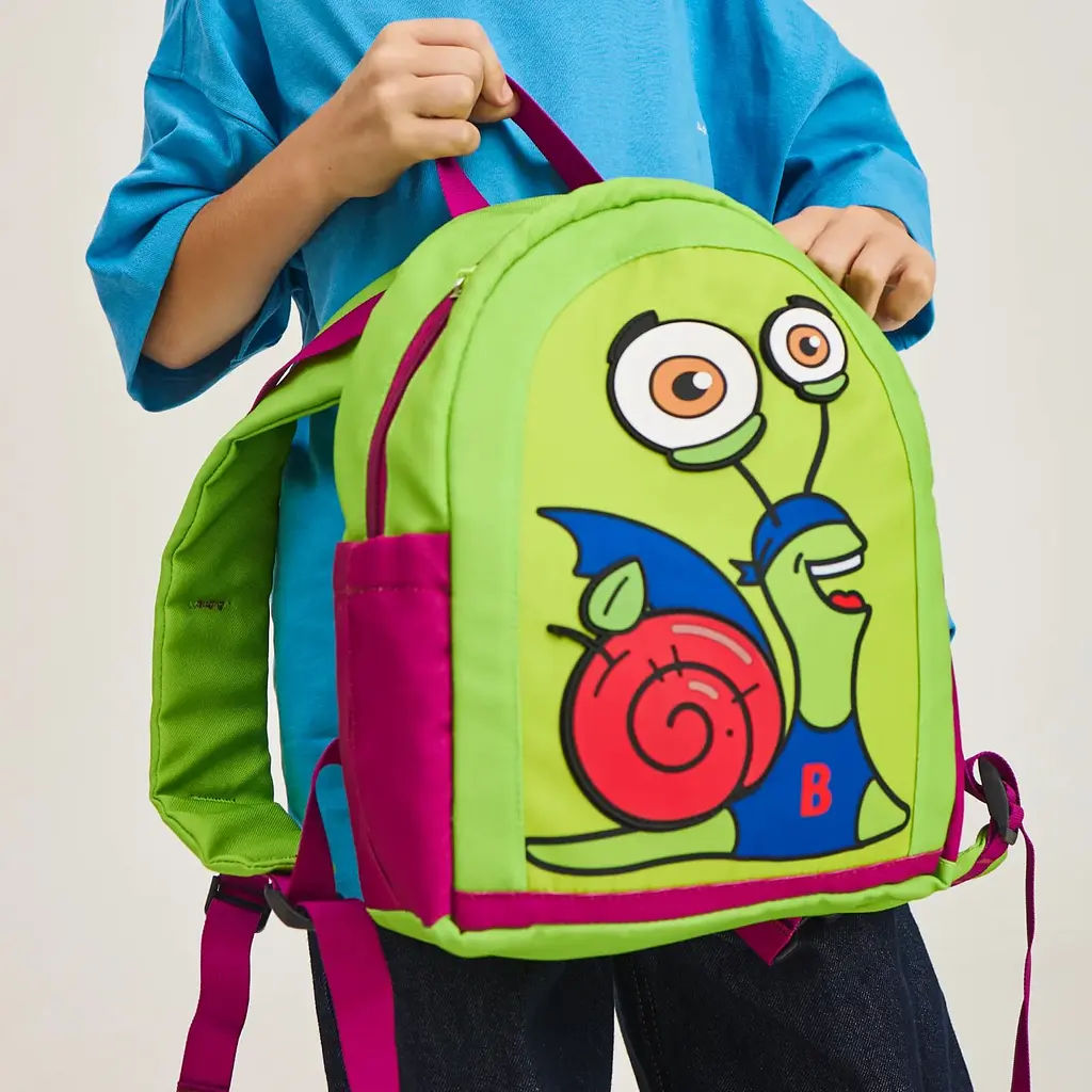 Рюкзак дитячий Bagland Bob Snail Mini ягідний 24x10x30 см - фото 5