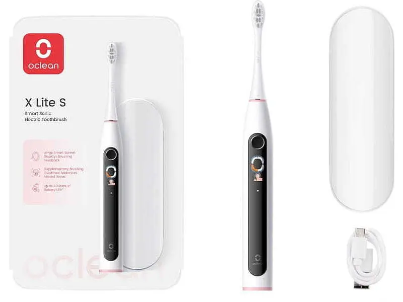 Електрична зубна щітка Oclean X Lite Set Grey (6970810556414) - фото 5