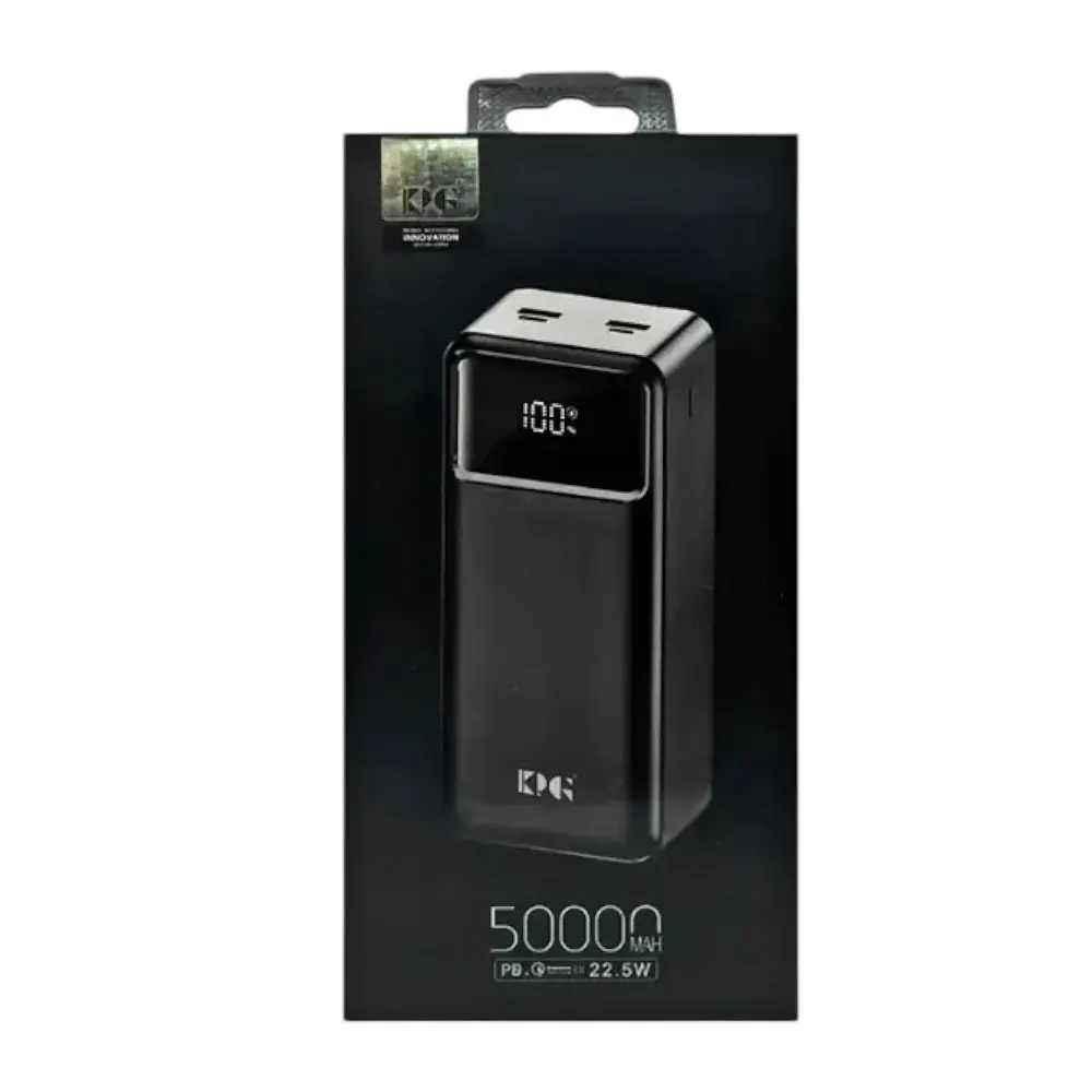 Зовнішній акумулятор King Power KPG-508 50000 mah 22.5W QC 3.0 LED дисплей - фото 2