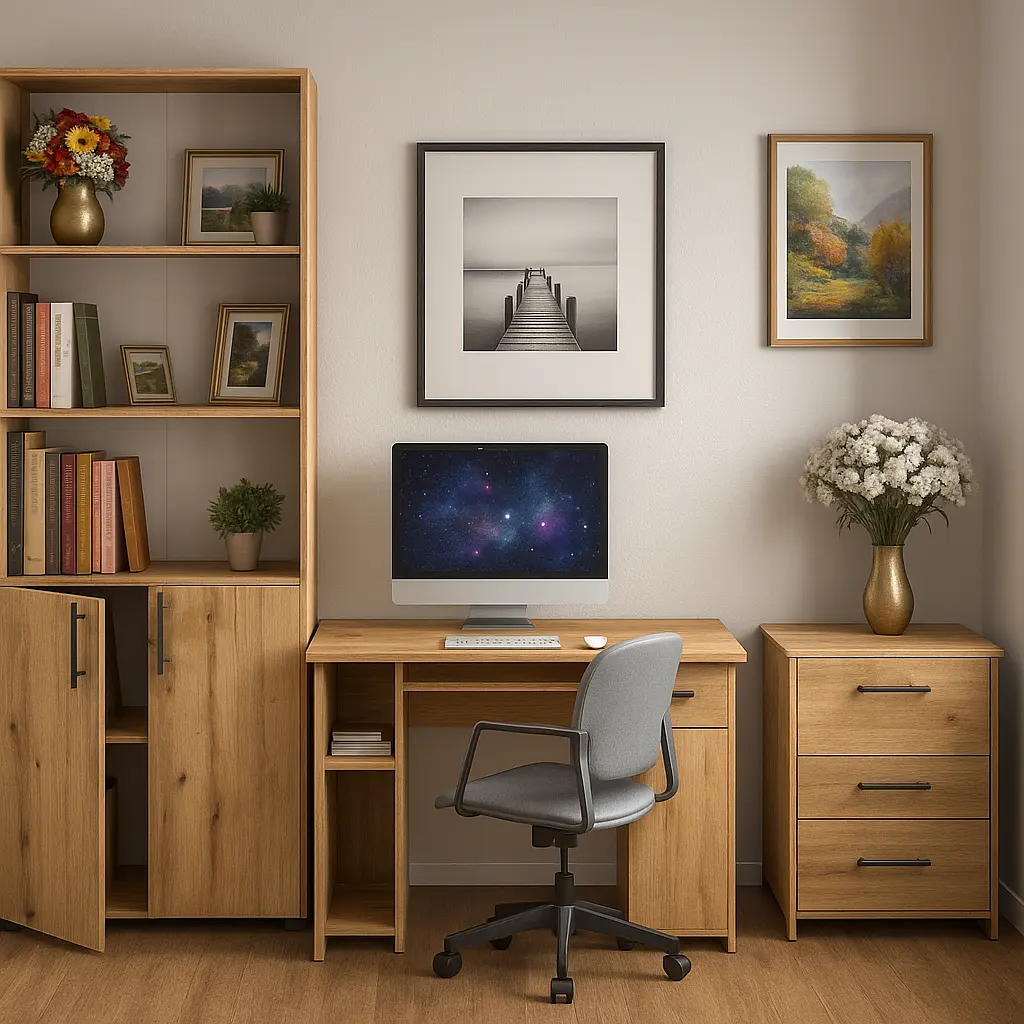 Шафа для документів ОП-613 Orange-Line 700х347х1825 Дуб Евок прибережний - фото 3