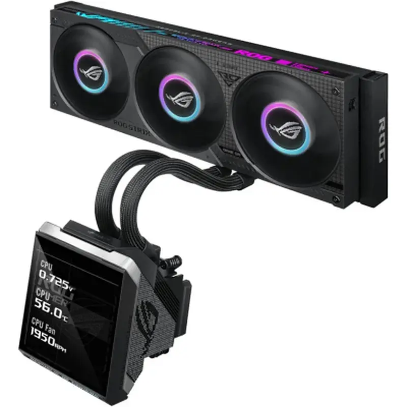 Система рідинного охолодження ASUS ROG STRIX SLC IV 360 ARGB LCD (90RC01S1-B0EAY0) - фото 2