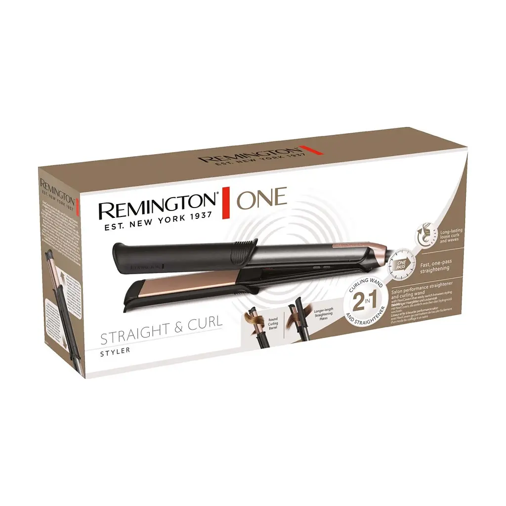 Стайлер Remington S6077 ONE Straight & Curl Styler - фото 7
