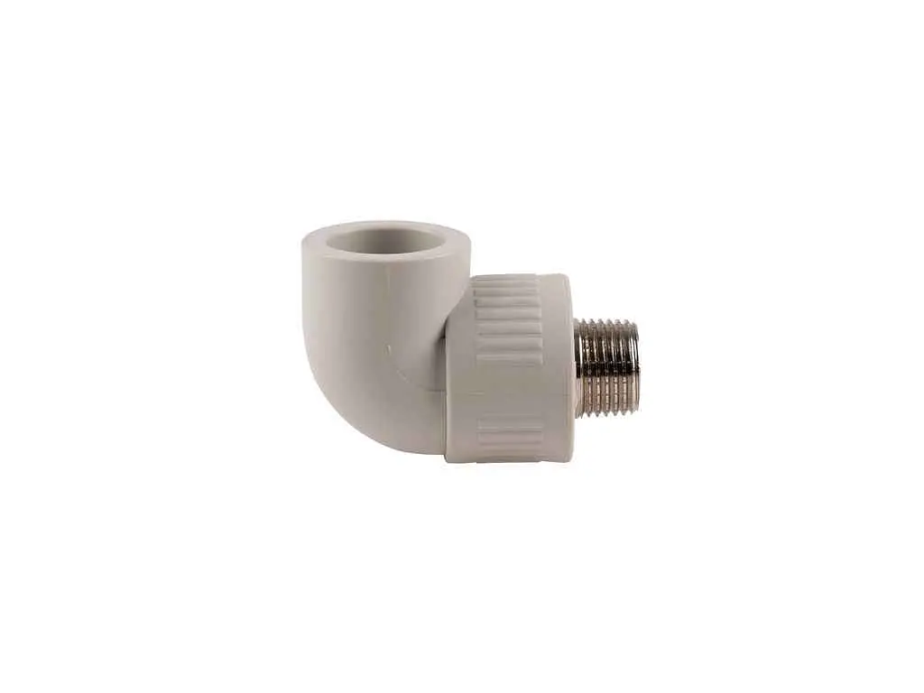Кут Thermo Alliance 1/2" 90° d 25мм поліпропіленовий 1/2"З для поліпроп. труб (DSE402) - фото 3