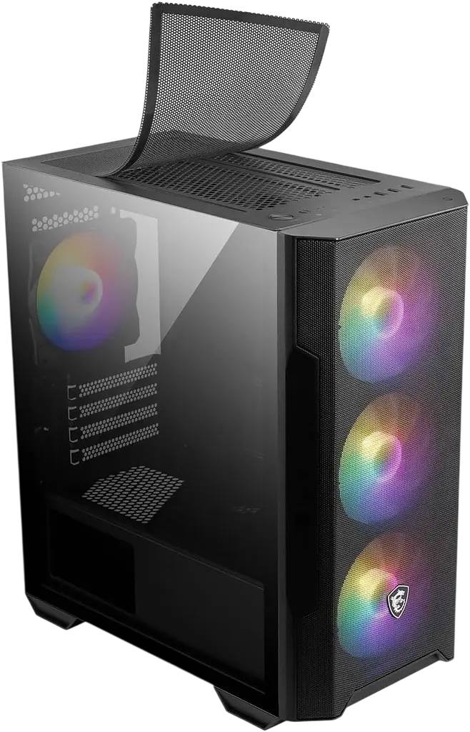 Корпус MSI MAG Forge M100R ARGB Black (MAG FORGE M100R) - фото 2
