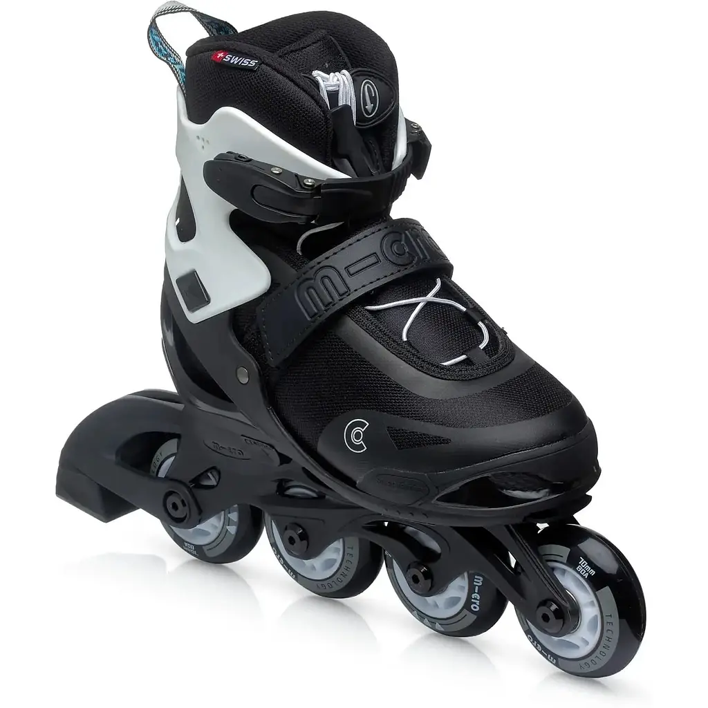 Ролики Micro Joy 25-28 Black/White (1012-MIS-JOY-BK-WH-25-28) - фото 5