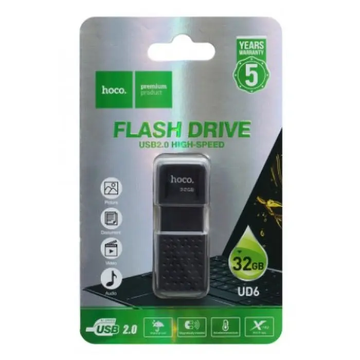 Флешпам'ять USB HOCO UD6 32GB Чорна - фото 2