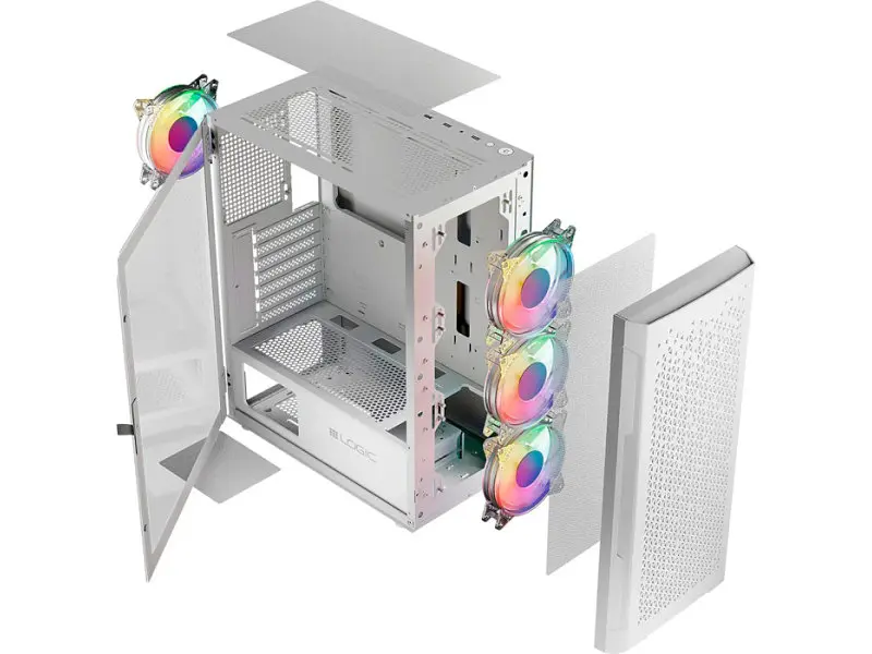 Корпус Logic Concept Aramis ARGB Midi White (AT-ARAMIS-20-0000000-0002) - фото 5