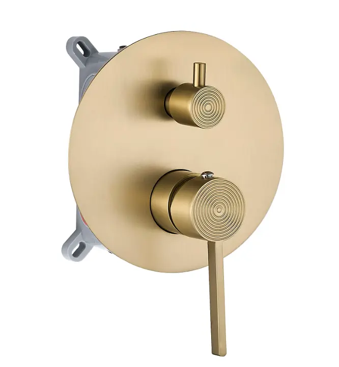 Душова система прихованого монтажу Rea Foster brushed gold REA-P6441 - фото 5