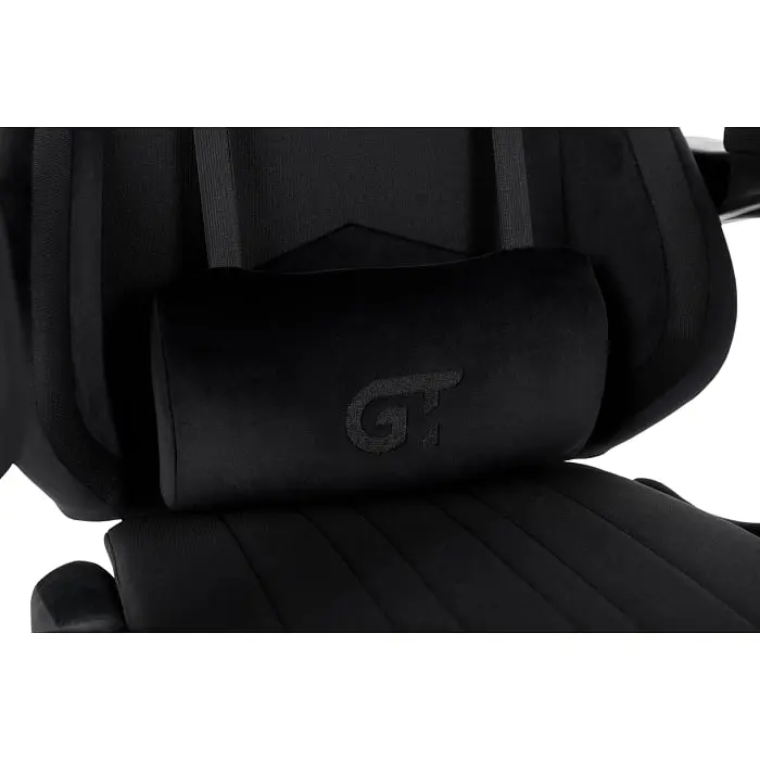 Геймерське крісло GT Racer чорне (X-2324 Fabric Black Suede) - фото 3