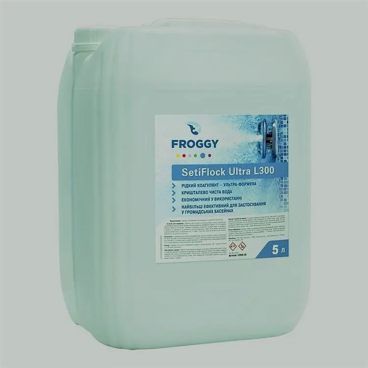 Рідкий флокулянт Froggy SetiFlock Ultra, 5 л для очищення води басейну - фото 3