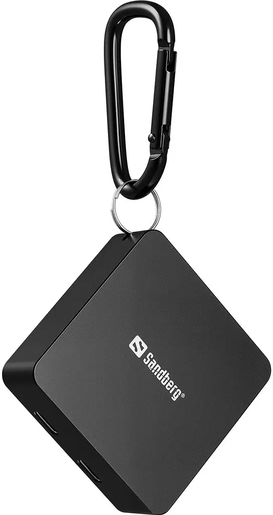Універсальна мобільна батарея Sandberg Magnetic Wireless 5000mAh 20W PD, 2xUSB-C, QI-15W для Apple watch and Airpods - фото 5