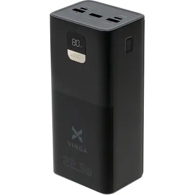 Батарея універсальна Vinga 40000 mAh 22.5W Display Black (VPBB4022) - фото 10