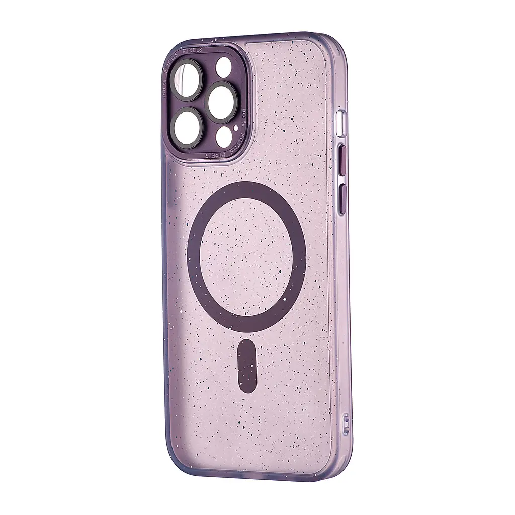 Чохол Splatter with MagSafe Protected Camera iPhone 13 Pro Max Purple