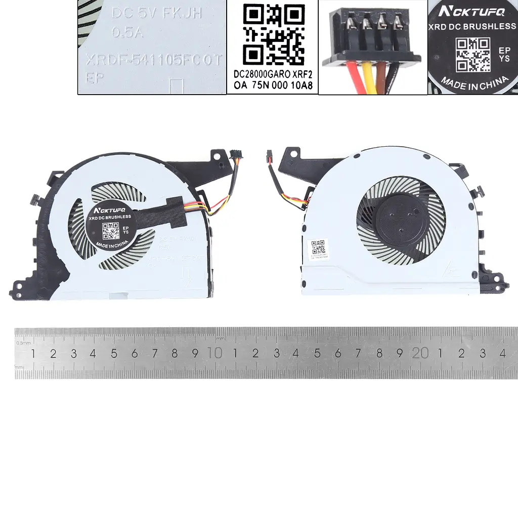 Вентилятор для Lenovo Ideapad 330-15ARR 330-15ICN, (DC 5V, 5F10R26423, NS85C19-17J07, DC28000DHD0 DTA3, Аналог) - фото 3