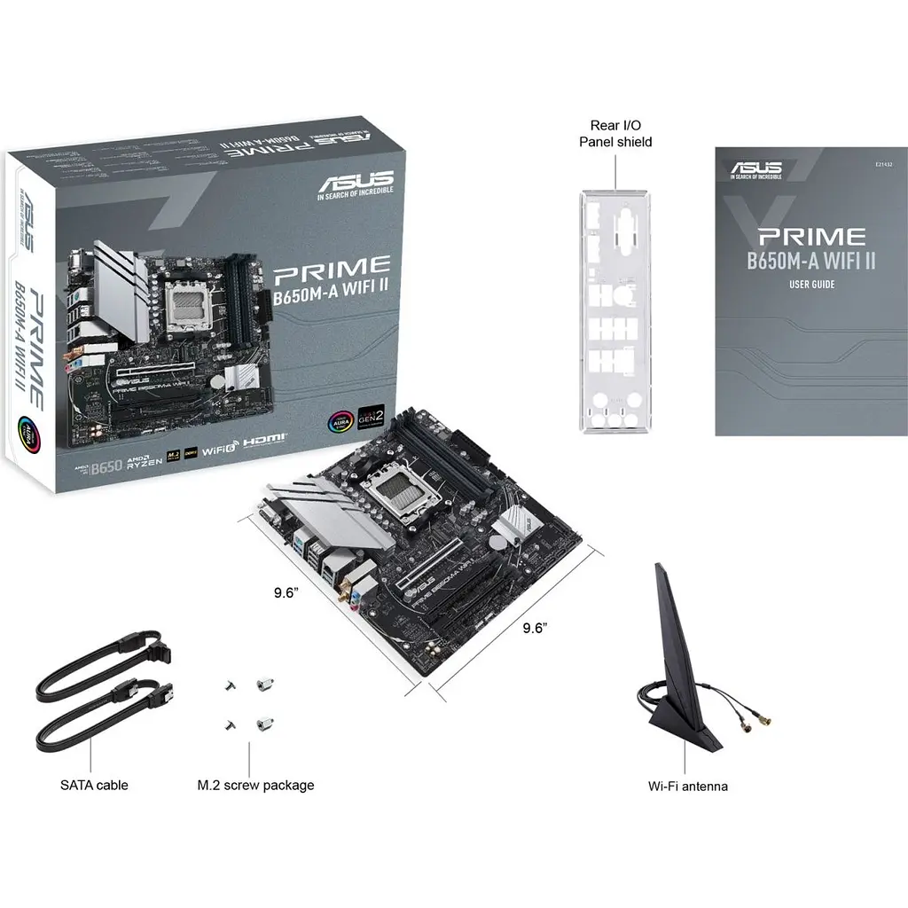 Материнська плата Asus Prime B650M-A WIFI II (90MB1EG0-M0EAY0) [176178] - фото 7