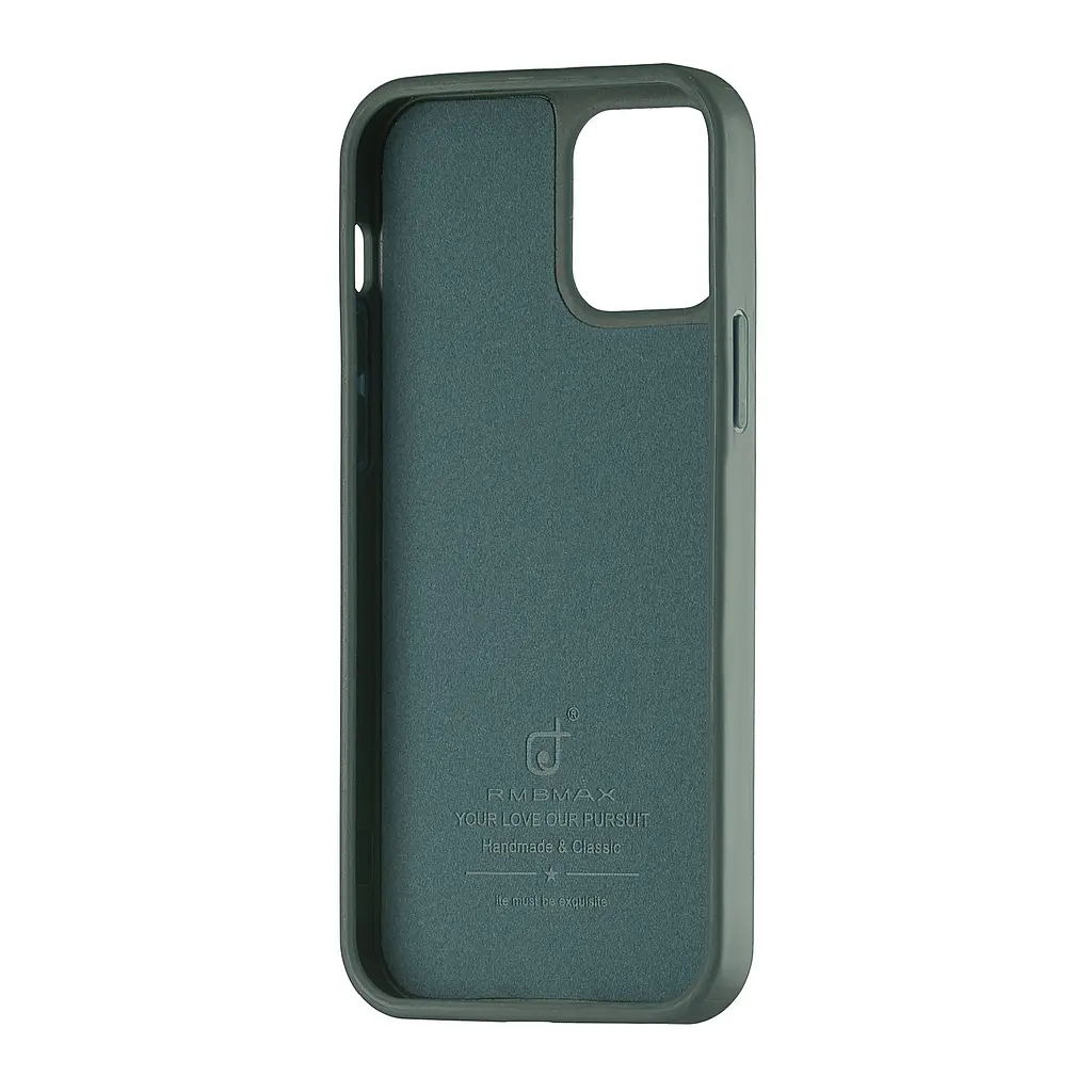 Чохол Jinduka Leather Ringo iPhone 12 Green - фото 3