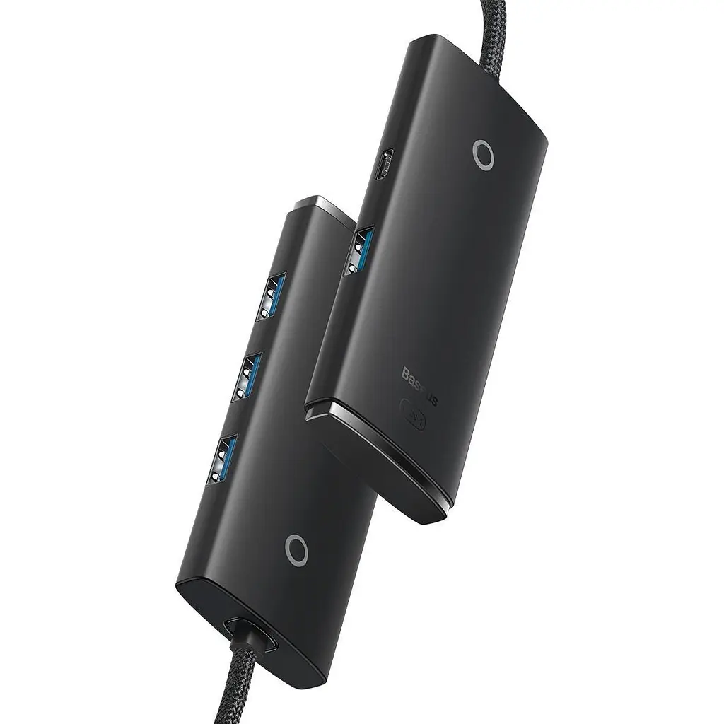 USB-хаб Baseus Lite Series 4-in-1 USB-C HUB (WKQX030301) [158360] - фото 4