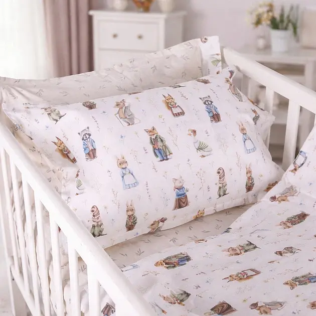 Дитяча постільна білизна LITTLE KIDS Poplin Line Kids Animals (2200012788752) - фото 5