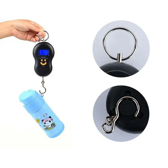 Ваги ручні кантер електронні до 50 кг безмін - фото 2
