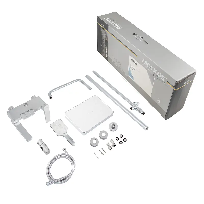 Душова система Mixxus Premium Ares 009-J з виливом MI8260, Хром - фото 5