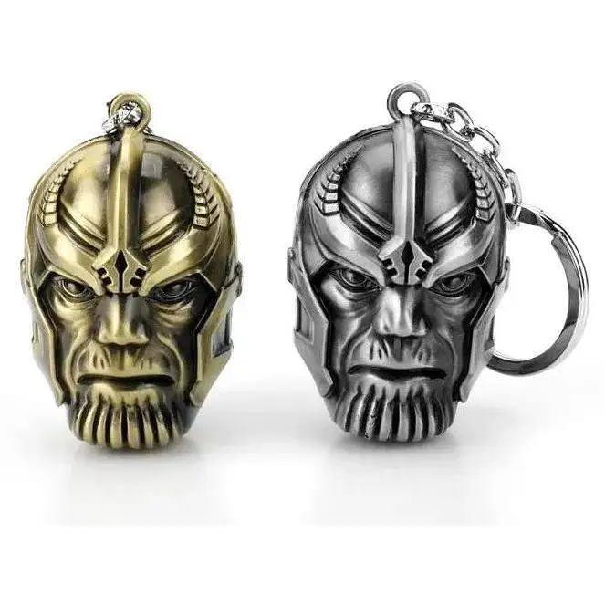 Брелок Infinity 3D Avengers: Infinity War Thanos Танос 3D голова silver.449 - фото 8
