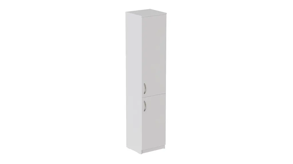 Пенал Анжело Ferrum-decor на 5 полиць із 2 дверима 1900x400x380 ДСП Білий 16 мм (FRD-104917) - фото 3