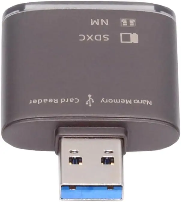 Кардрідер USB 3.0 для карт NM та SD, подвійний слот, швидкість до 5 Гбіт/с - фото 2