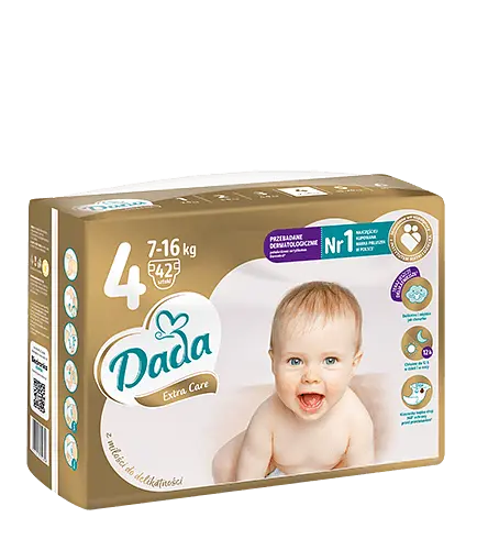 Підгузки Dada Extra Care 4 MAXI 7–16 кг 42 шт (ExtraCare4New)