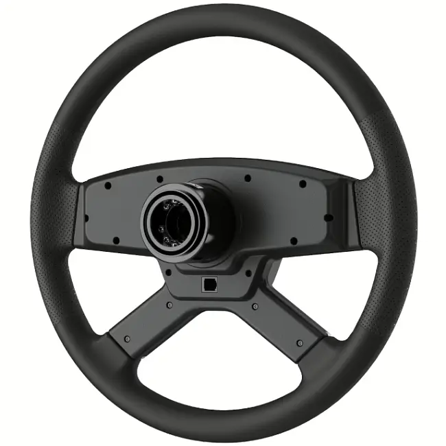 Руль Moza Racing TSW Truck 40 см 14 кн. RGB черный - фото 3